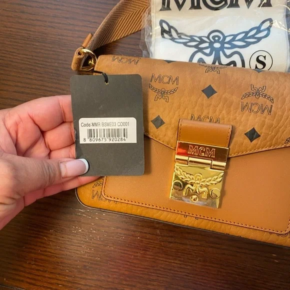 MCM Millie Visetos Small Crossbody, NEW - Picture 2 of 8